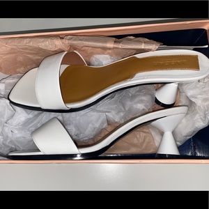 Pace Leather Sandal in Ivory